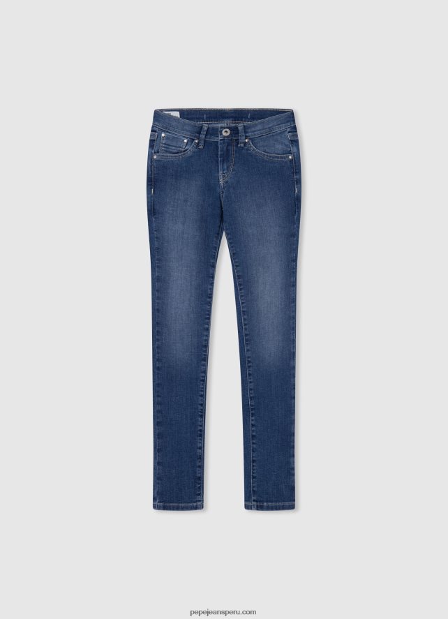 chica vaqueros violetas de tiro alto holgados Pepe Jeans 44JTZ1362 mezclilla - Imagen 4