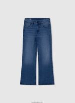 chica vaqueros willa jr de talle alto acampanados Pepe Jeans 44JTZ1368 mezclilla