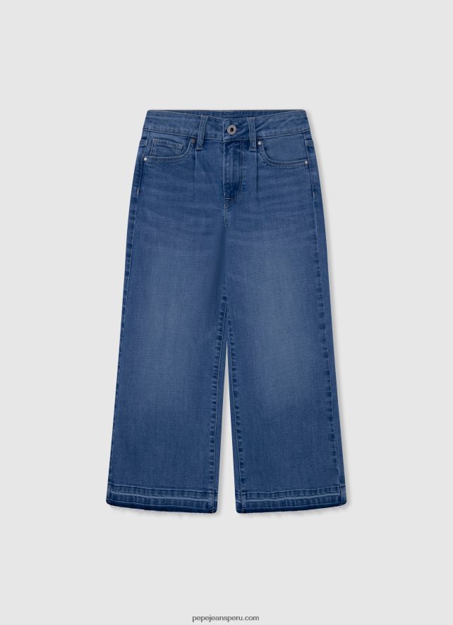 chica vaqueros willa jr de talle alto acampanados Pepe Jeans 44JTZ1368 mezclilla - Imagen 4