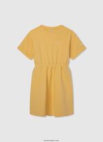 chica vestido corto con cuello redondo Pepe Jeans 44JTZ1390 estudio rojo - Imagen 3