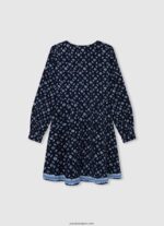 chica vestido corto con estampado geométrico Pepe Jeans 44JTZ1387 multi - Imagen 2
