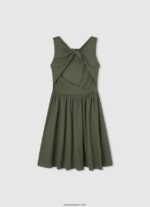 chica vestido de canalé con manga sisa Pepe Jeans 44JTZ1397 rango - Imagen 2