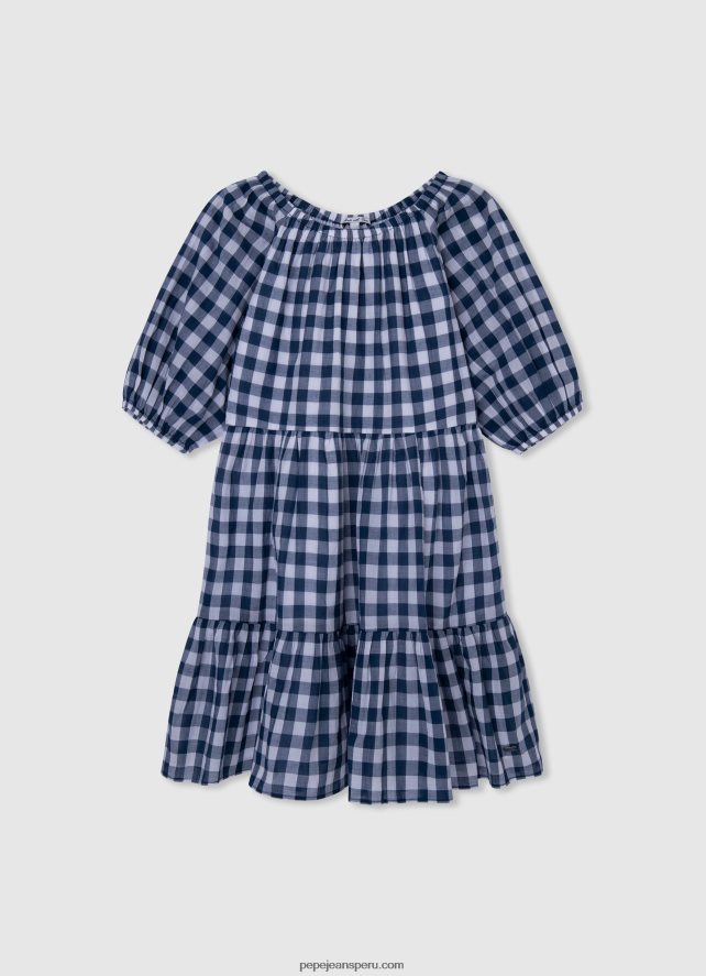 chica_vestido_estampado_a_cuadros_pepe_jeans_44jtz1372_multi.jpg chica vestido estampado a cuadros Pepe Jeans 44JTZ1372 multi - Imagen 1
