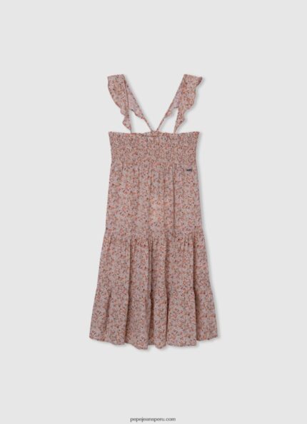 chica vestido floral fluido Pepe Jeans 44JTZ1399 multi
