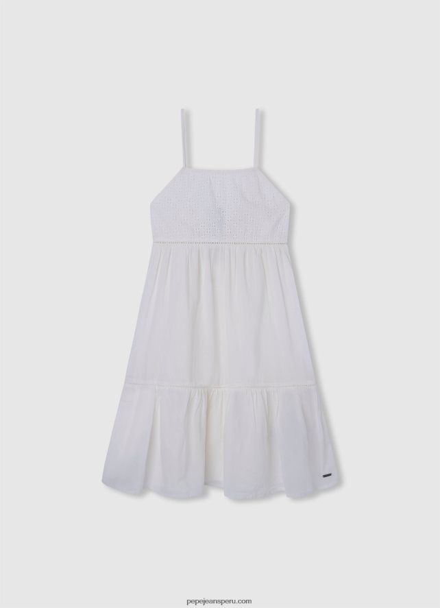 chica_vestido_romantico_de_algodon_pepe_jeans_44jtz1398_mousse.jpg chica vestido romántico de algodón Pepe Jeans 44JTZ1398 mousse - Imagen 1