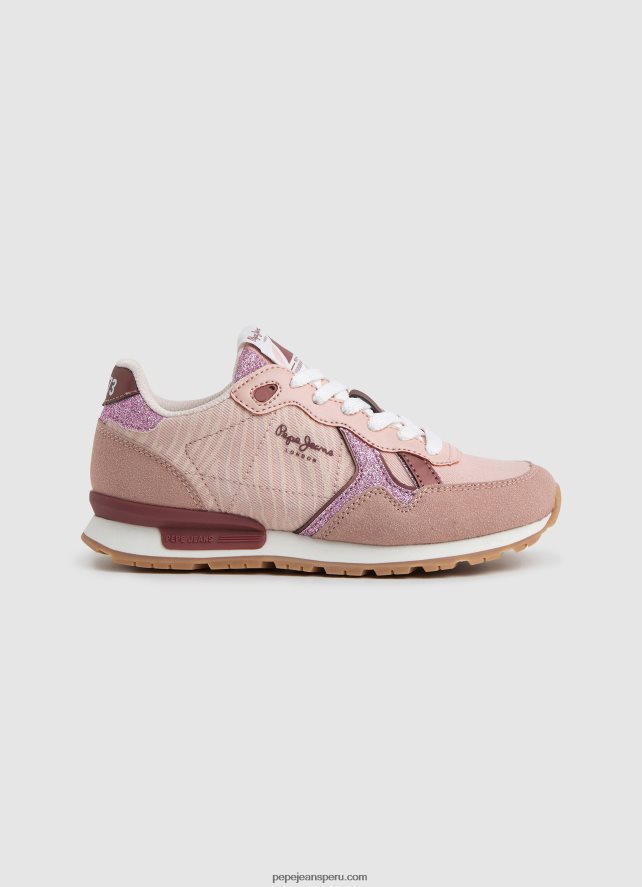 chica_zapatillas_brit_animal_combinadas_pepe_jeans_44jtz1329_rosa_malva.jpg chica zapatillas brit animal combinadas Pepe Jeans 44JTZ1329 rosa malva - Imagen 1