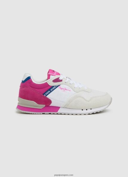 chica zapatillas deportivas básicas london Pepe Jeans 44JTZ1326 blanco