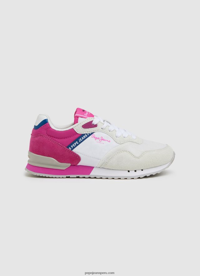 chica_zapatillas_deportivas_basicas_london_pepe_jeans_44jtz1326_blanco.jpg chica zapatillas deportivas básicas london Pepe Jeans 44JTZ1326 blanco - Imagen 1