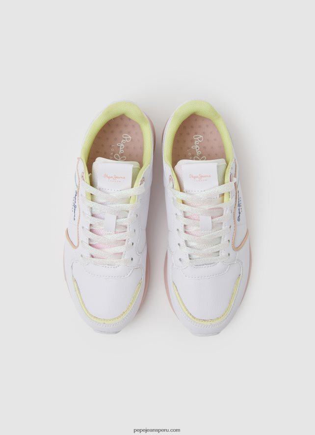 chica zapatillas deportivas york candy Pepe Jeans 44JTZ1311 blanco - Imagen 2
