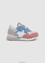 chica zapatillas london basic combinadas Pepe Jeans 44JTZ1313 rosa lavada