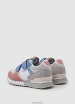chica zapatillas london basic combinadas Pepe Jeans 44JTZ1313 rosa lavada - Imagen 4