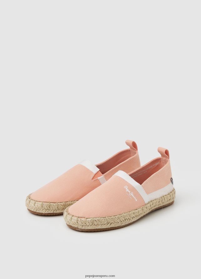 chica zapatillas sin cordones Tourist Camp G Pepe Jeans 44JTZ1334 durazno - Imagen 3