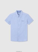 chico camisa de manga corta misterton Pepe Jeans 44JTZ1674 blanqueador azul