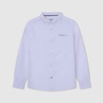 chico camisa mapleton con cuello mao Pepe Jeans 44JTZ1671 blanquecino