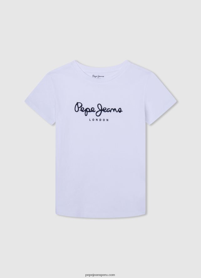 chico_camiseta_basica_con_logo_pepe_jeans_44jtz1607_blanco.jpg chico camiseta básica con logo Pepe Jeans 44JTZ1607 blanco - Imagen 1