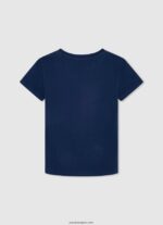 chico camiseta básica con logo Pepe Jeans 44JTZ1622 Armada - Imagen 2