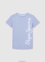 chico camiseta básica con logo Pepe Jeans 44JTZ1629 gris marga - Imagen 3