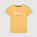 chico camiseta básica con logo Pepe Jeans 44JTZ1636 brillar
