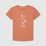 chico camiseta con estampado gráfico Pepe Jeans 44JTZ1613 calabaza naranja