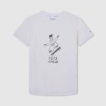 chico camiseta con estampado gráfico Pepe Jeans 44JTZ1653 blanquecino