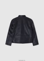 chico chamarra biker con hombros acolchados Pepe Jeans 44JTZ1571 negro - Imagen 2