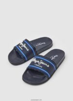 chico chanclas de playa con logo deslizante Pepe Jeans 44JTZ1552 Armada - Imagen 3