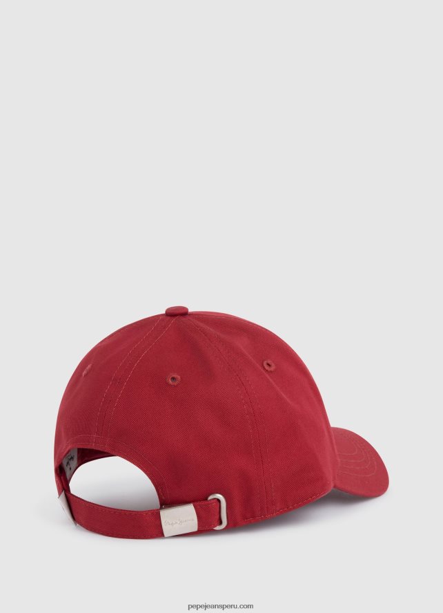 chico gorra básica con logo bordado Pepe Jeans 44JTZ1706 estudio rojo - Imagen 2