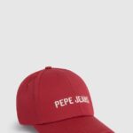 chico gorra básica con logo bordado Pepe Jeans 44JTZ1706 estudio rojo