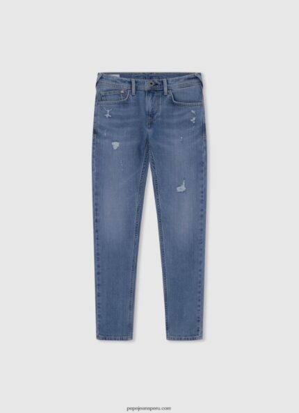 chico jeans ajustados de talle bajo Pepe Jeans 44JTZ1579 mezclilla