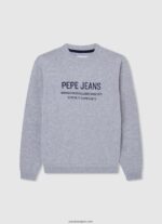 chico jersey de algodón con cremallera Pepe Jeans 44JTZ1589 gris marga - Imagen 4