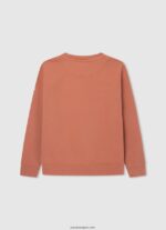 chico jersey de algodón teñido en prenda Pepe Jeans 44JTZ1602 calabaza naranja - Imagen 2