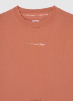 chico jersey de algodón teñido en prenda Pepe Jeans 44JTZ1602 calabaza naranja - Imagen 3