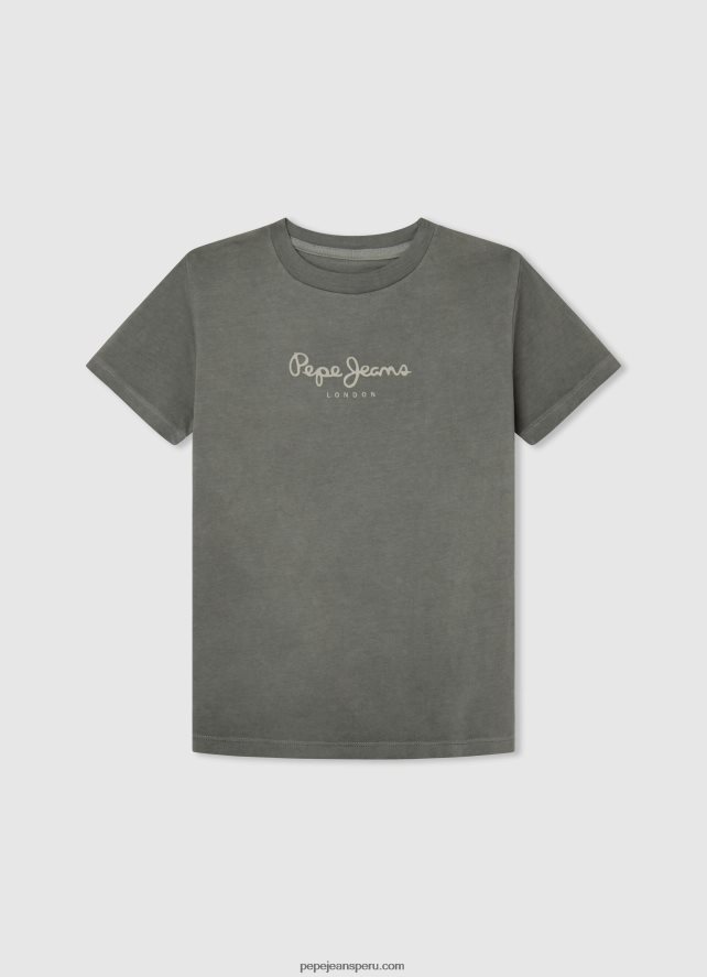 chico_playera_con_logo_estampado_pepe_jeans_44jtz1612_fundicion.jpg chico playera con logo estampado Pepe Jeans 44JTZ1612 fundición - Imagen 1