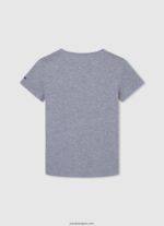 chico playera con logo estampado Pepe Jeans 44JTZ1634 gris marga - Imagen 2