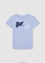 chico playera con logo estampado Pepe Jeans 44JTZ1634 gris marga - Imagen 4