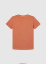 chico playera con logo estampado Pepe Jeans 44JTZ1651 calabaza naranja - Imagen 2