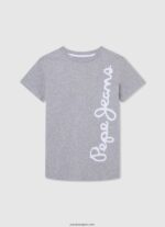 chico playera con logo estampado Pepe Jeans 44JTZ1651 calabaza naranja - Imagen 3