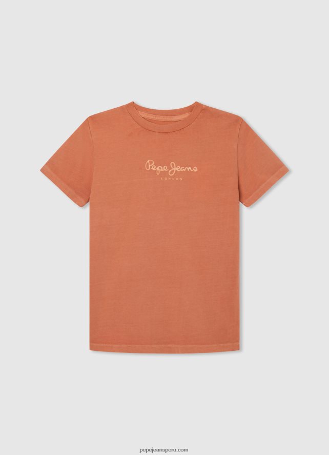 chico_playera_con_logo_estampado_pepe_jeans_44jtz1651_calabaza_naranja.jpg chico playera con logo estampado Pepe Jeans 44JTZ1651 calabaza naranja - Imagen 1