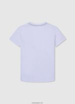 chico playera con logo vertical Pepe Jeans 44JTZ1618 blanco - Imagen 2