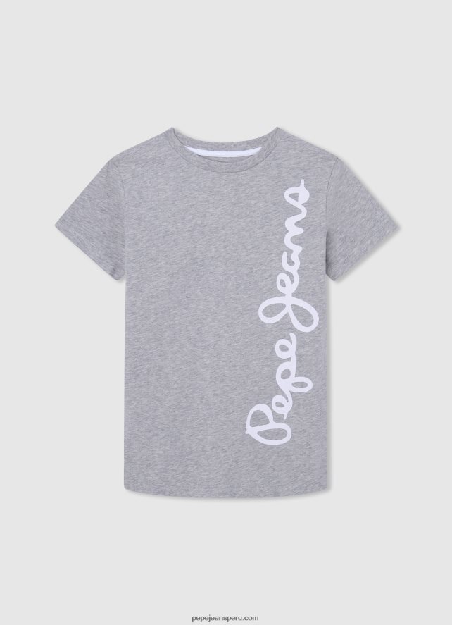 chico_playera_con_logo_vertical_pepe_jeans_44jtz1650_gris_marga.jpg chico playera con logo vertical Pepe Jeans 44JTZ1650 gris marga - Imagen 1