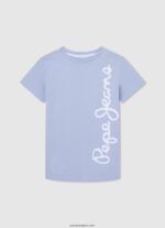 chico playera de manga larga con logo en el frente Pepe Jeans 44JTZ1630 Armada - Imagen 5