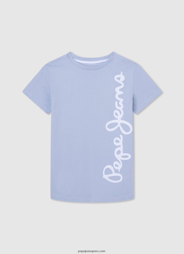 chico playera de manga larga con logo en el frente Pepe Jeans 44JTZ1630 Armada - Imagen 5