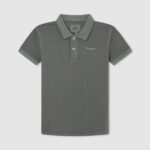 chico polo de piqué con logo bordado Pepe Jeans 44JTZ1663 fundición