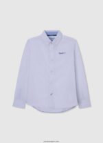 chico polo de piqué con logo bordado Pepe Jeans 44JTZ1663 fundición - Imagen 3