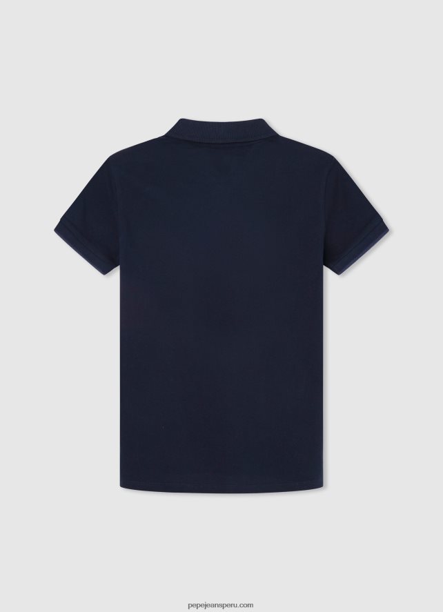 chico polo de piqué con logo bordado Pepe Jeans 44JTZ1673 dulwich - Imagen 2
