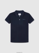 chico polo de piqué con logo bordado Pepe Jeans 44JTZ1673 dulwich