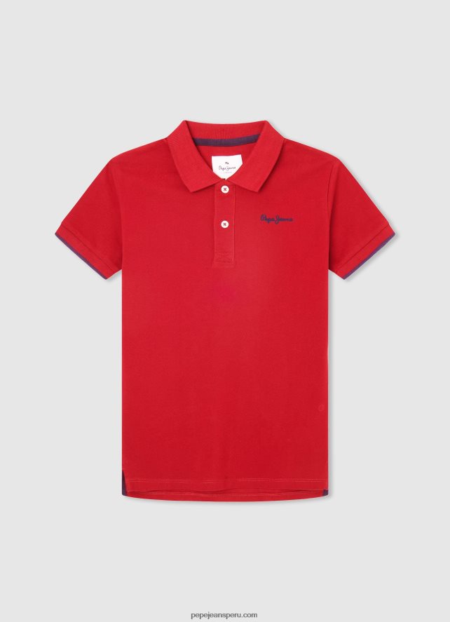 chico polo de piqué con logo bordado Pepe Jeans 44JTZ1673 dulwich - Imagen 3