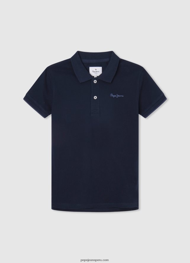 chico_polo_de_pique_con_logo_bordado_pepe_jeans_44jtz1673_dulwich.jpg chico polo de piqué con logo bordado Pepe Jeans 44JTZ1673 dulwich - Imagen 1