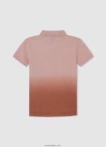 chico polo de piqué desteñido Pepe Jeans 44JTZ1668 calabaza naranja - Imagen 2