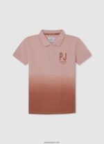 chico polo de piqué desteñido Pepe Jeans 44JTZ1668 calabaza naranja